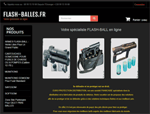 Tablet Screenshot of flash-balle.fr